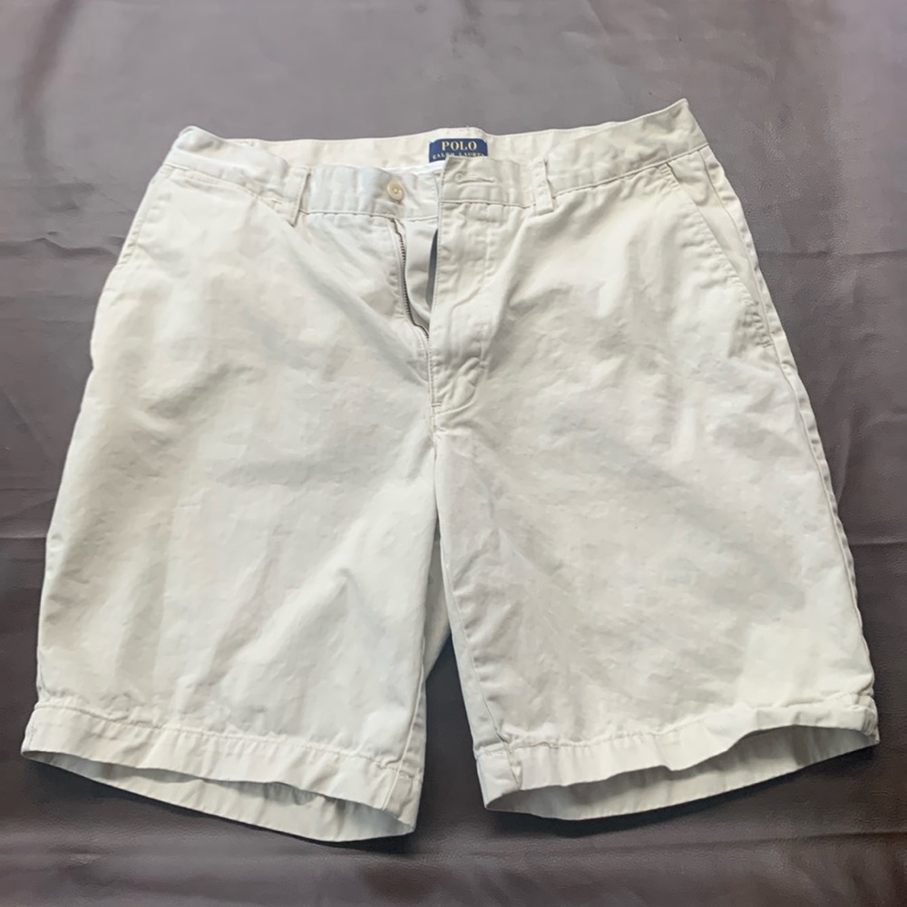 Polo Ralph Lauren light khaki shorts. Lightly worn